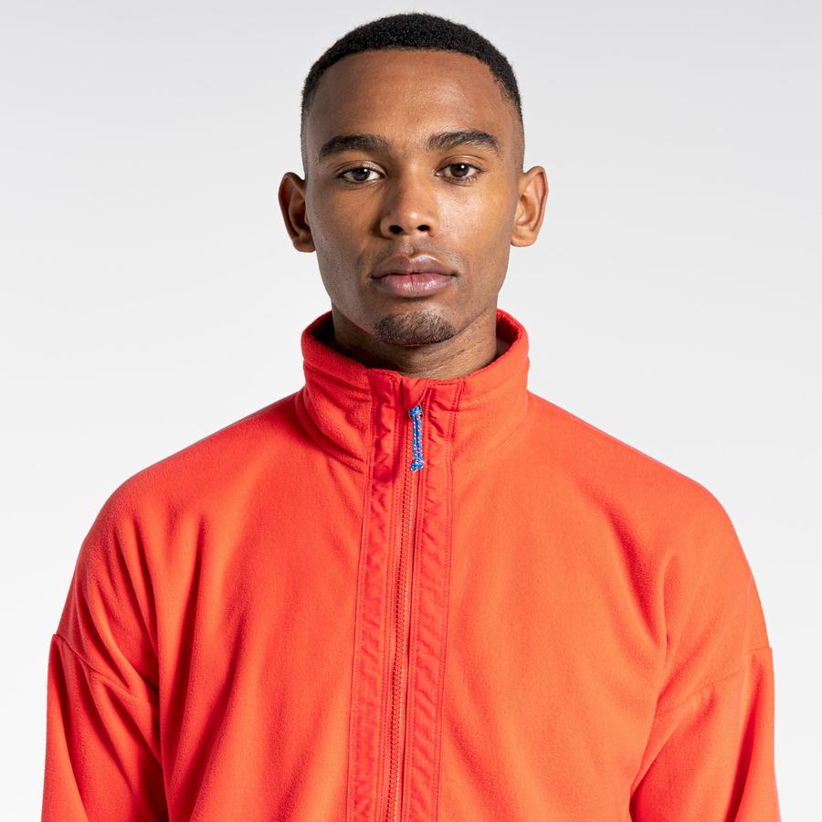 Chandails Craghoppers Welwood Half Zip Orange Rouge Bleu Femme | NCT-0635665