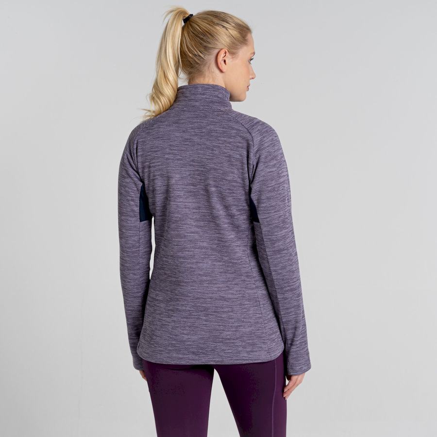 Chandails Craghoppers Trina Half Zip Violette Femme | NQT-7570459