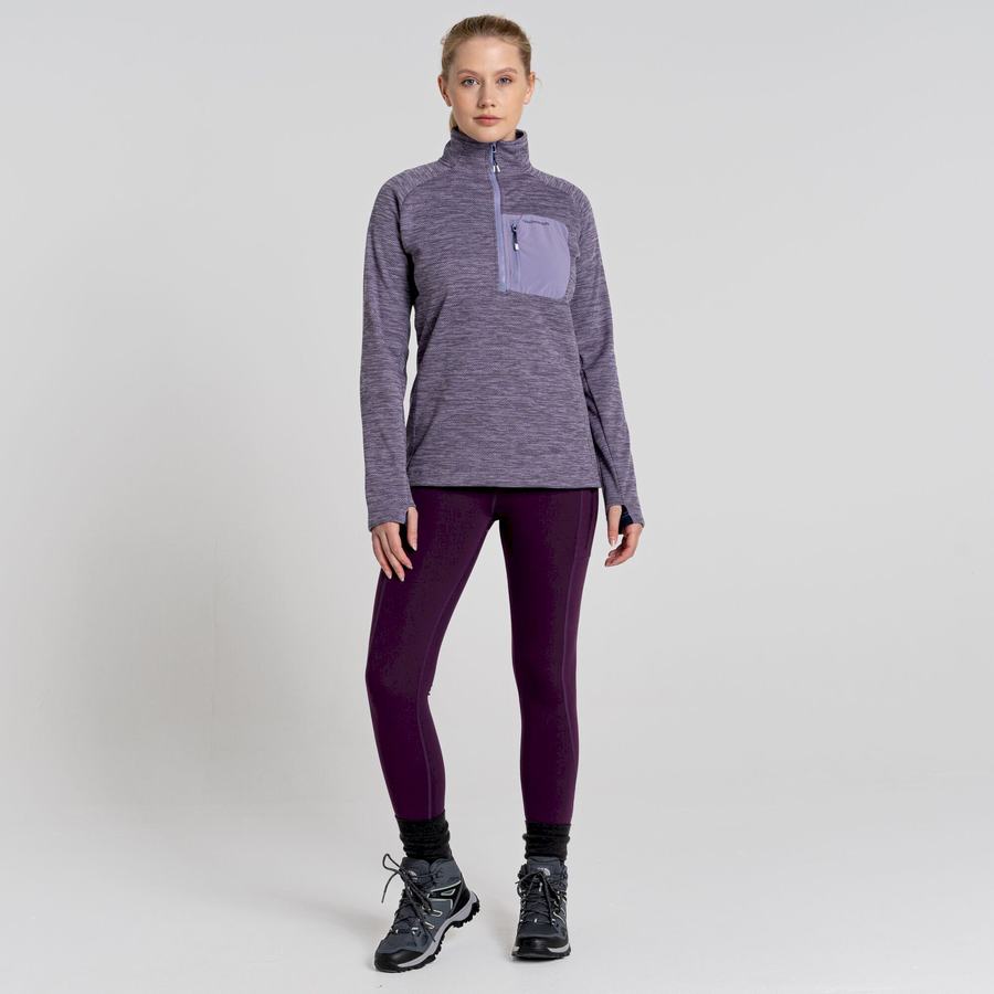 Chandails Craghoppers Trina Half Zip Violette Femme | NQT-7570459