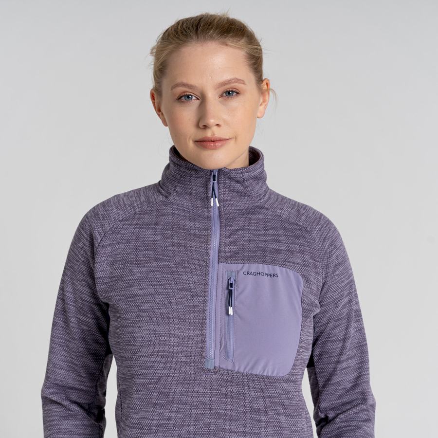 Chandails Craghoppers Trina Half Zip Violette Femme | NQT-7570459