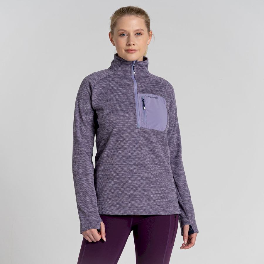 Chandails Craghoppers Trina Half Zip Violette Femme | NQT-7570459