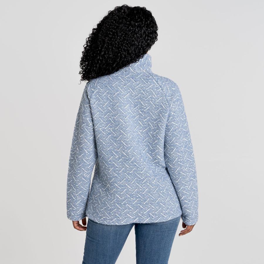 Chandails Craghoppers Talladale Half Zip Bleu Femme | YDU-3819163