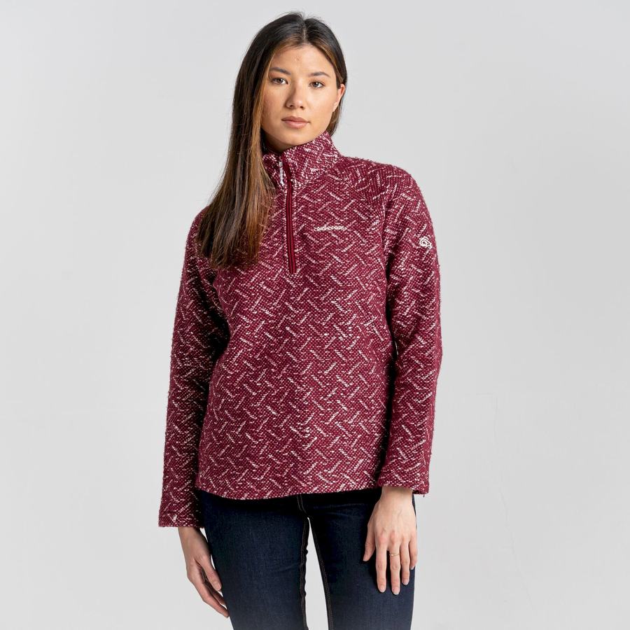 Chandails Craghoppers Talladale Half Zip Violette Femme | BIS-2927647