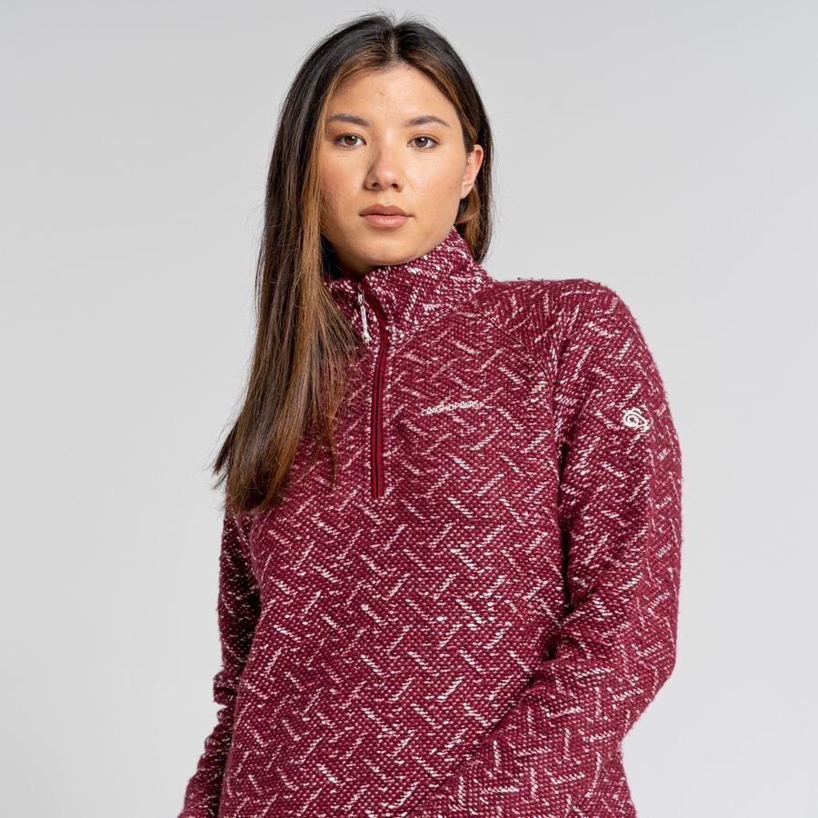 Chandails Craghoppers Talladale Half Zip Violette Femme | BIS-2927647