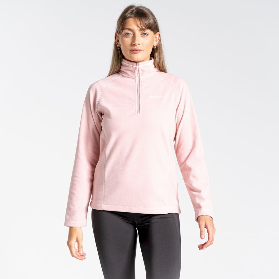 Chandails Craghoppers Miska Half Zip Rose Femme | CZY-3750728