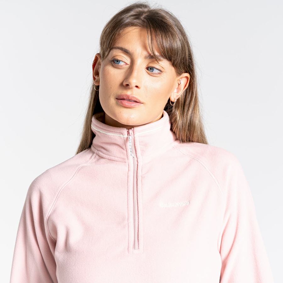 Chandails Craghoppers Miska Half Zip Rose Femme | CZY-3750728