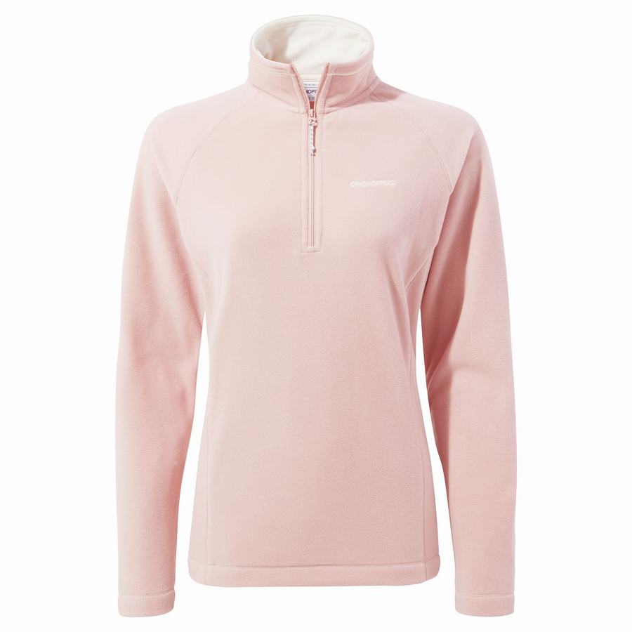 Chandails Craghoppers Miska Half Zip Rose Femme | CZY-3750728