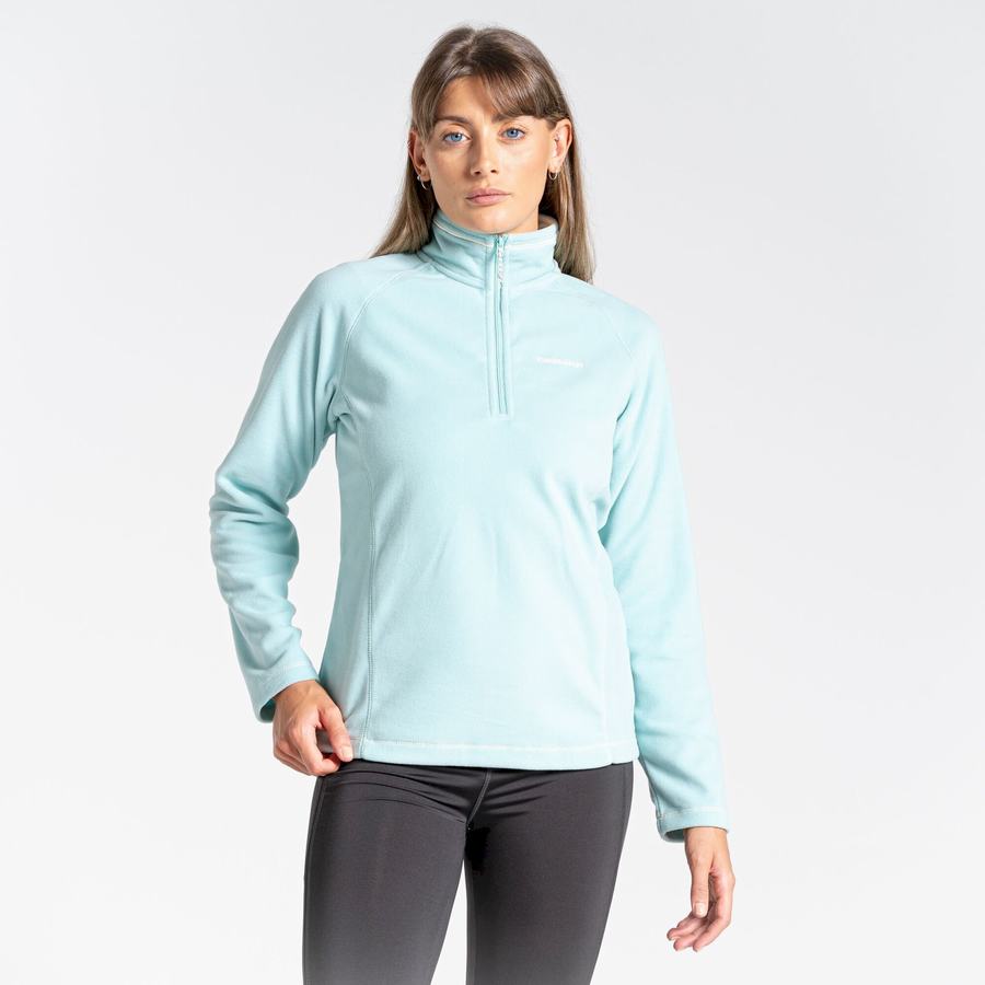 Chandails Craghoppers Miska Half Zip Vert Femme | FEI-0049513