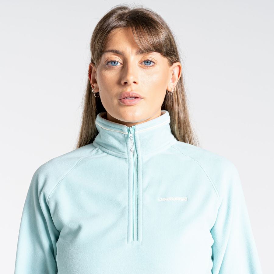 Chandails Craghoppers Miska Half Zip Vert Femme | FEI-0049513