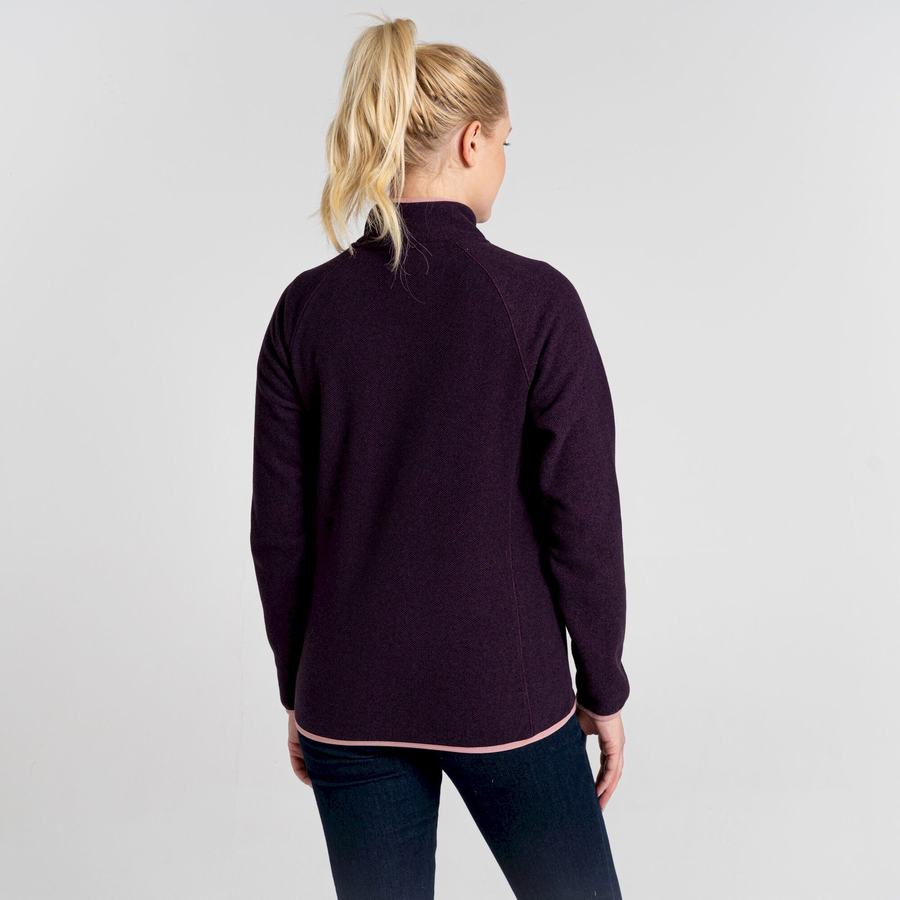 Chandails Craghoppers Milia Half Zip Violette Foncé Femme | QLD-4444274