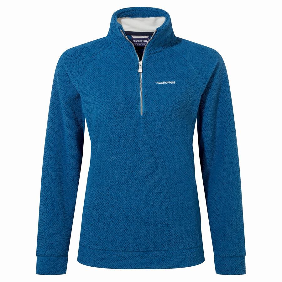 Chandails Craghoppers Lilian Half Zip Bleu Femme | WED-3897580