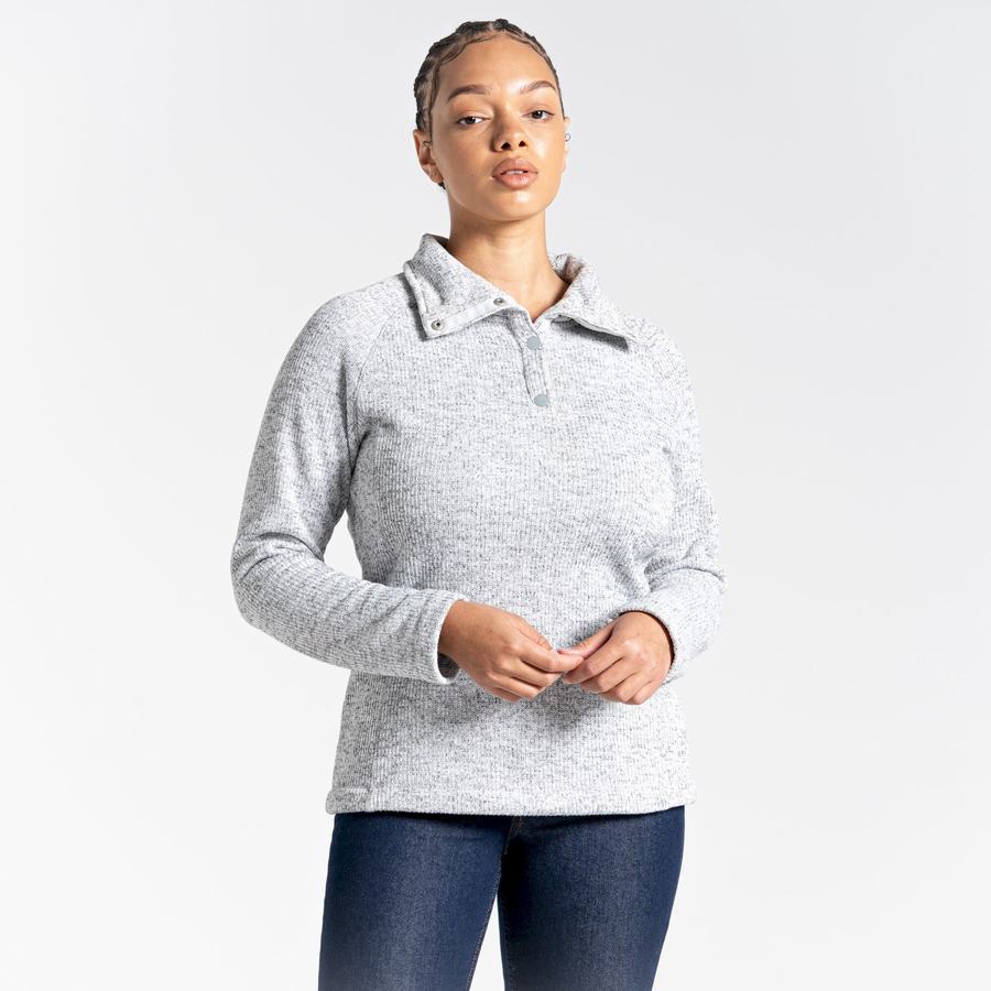 Chandails Craghoppers Janeal Half Zip Grise Femme | NTG-4134213