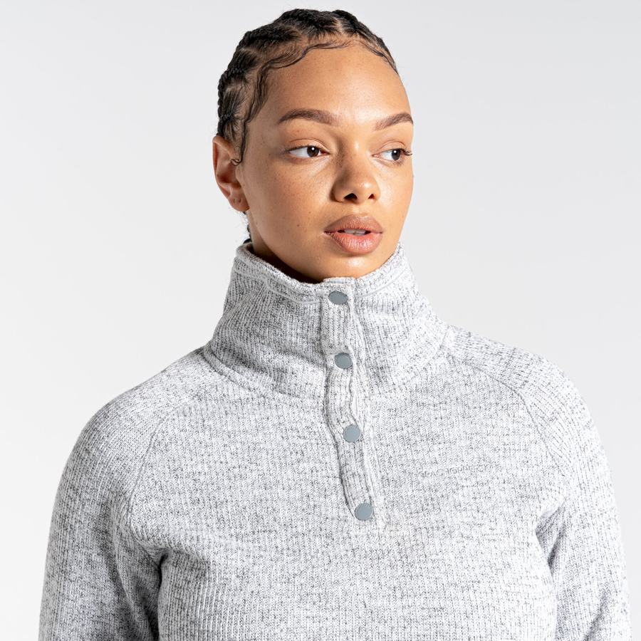 Chandails Craghoppers Janeal Half Zip Grise Femme | NTG-4134213