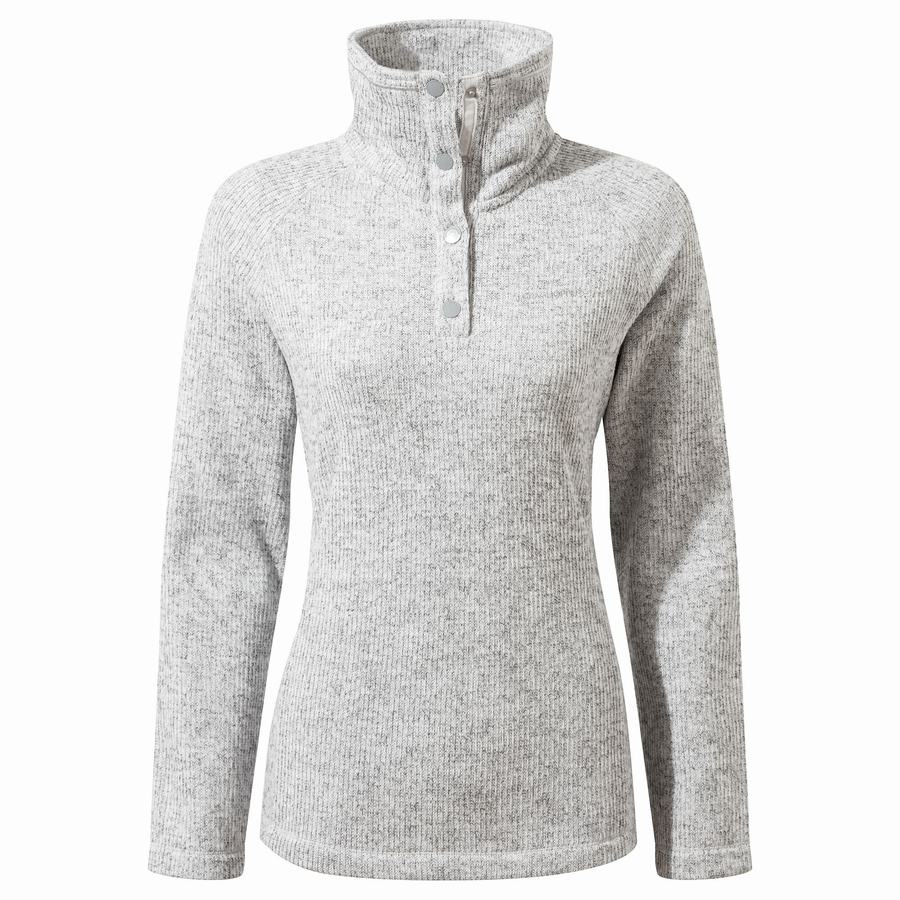 Chandails Craghoppers Janeal Half Zip Grise Femme | NTG-4134213