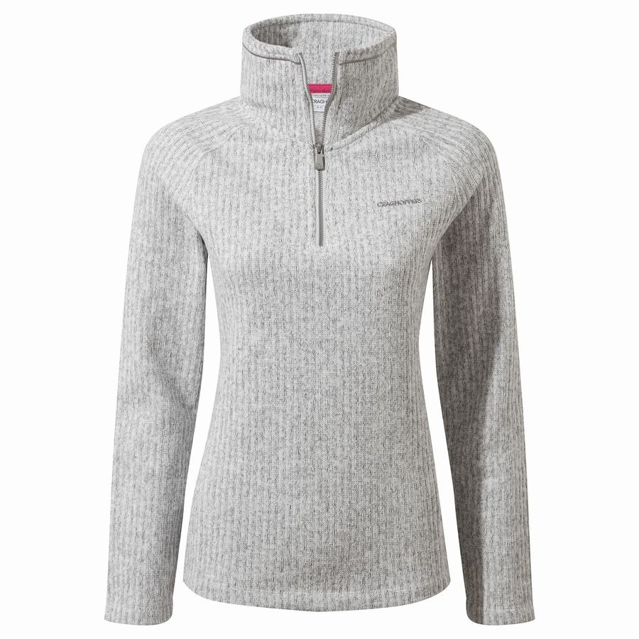 Chandails Craghoppers Eveline Half Zip Grise Femme | HPZ-1833240