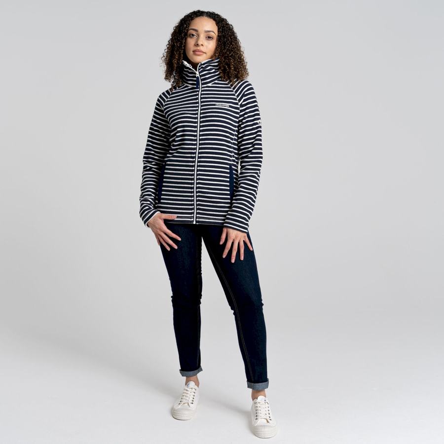 Chandails Craghoppers Ella Bleu Bleu Marine Stripes Femme | MKN-5177957