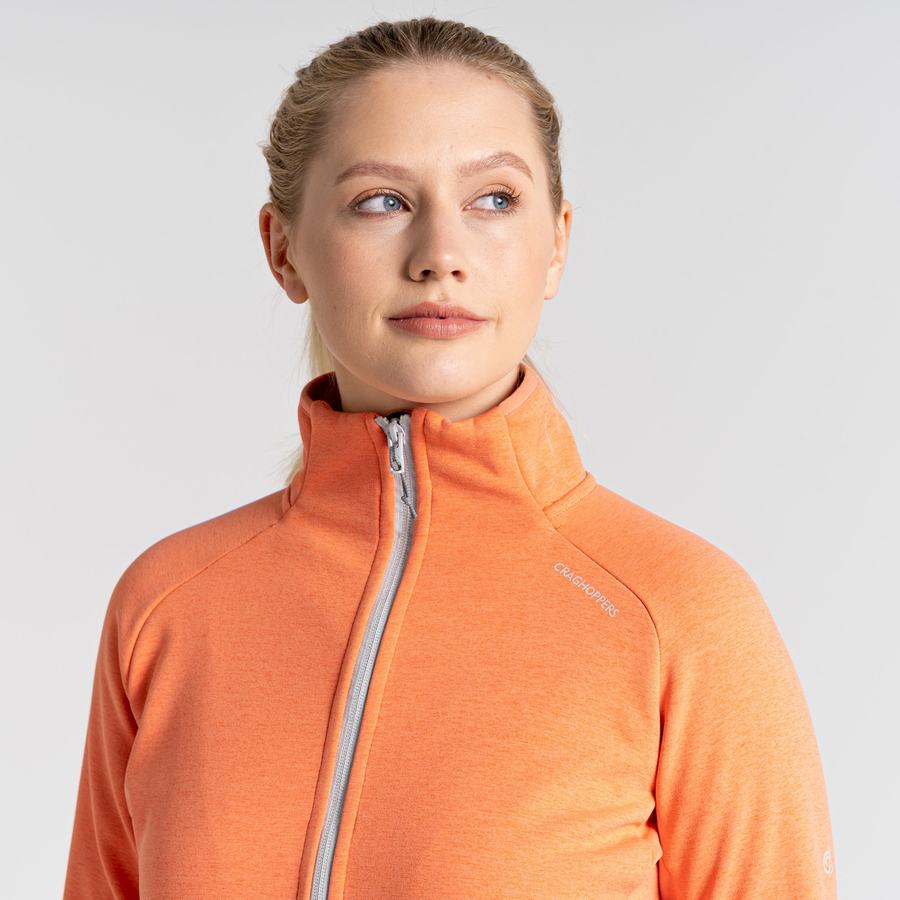 Chandails Craghoppers Dynamic Pro Half Zip Corail Femme | QSO-5836210