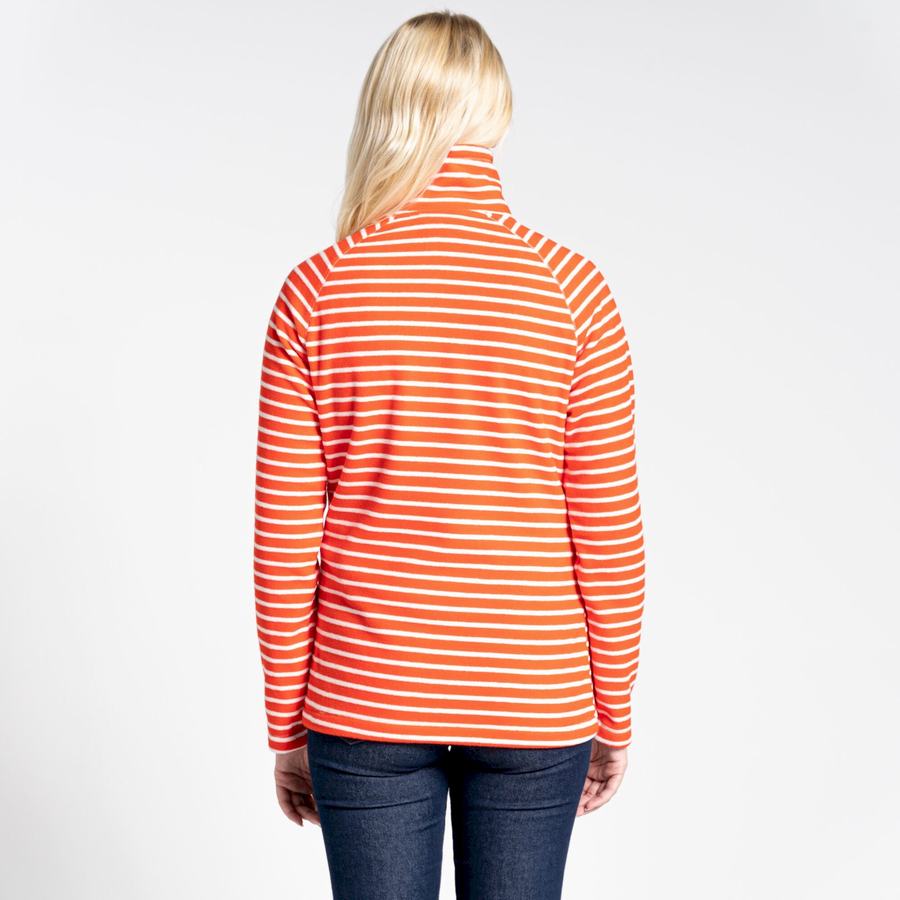 Chandails Craghoppers Ella Overhead Orange Stripes Femme | BNB-8099384