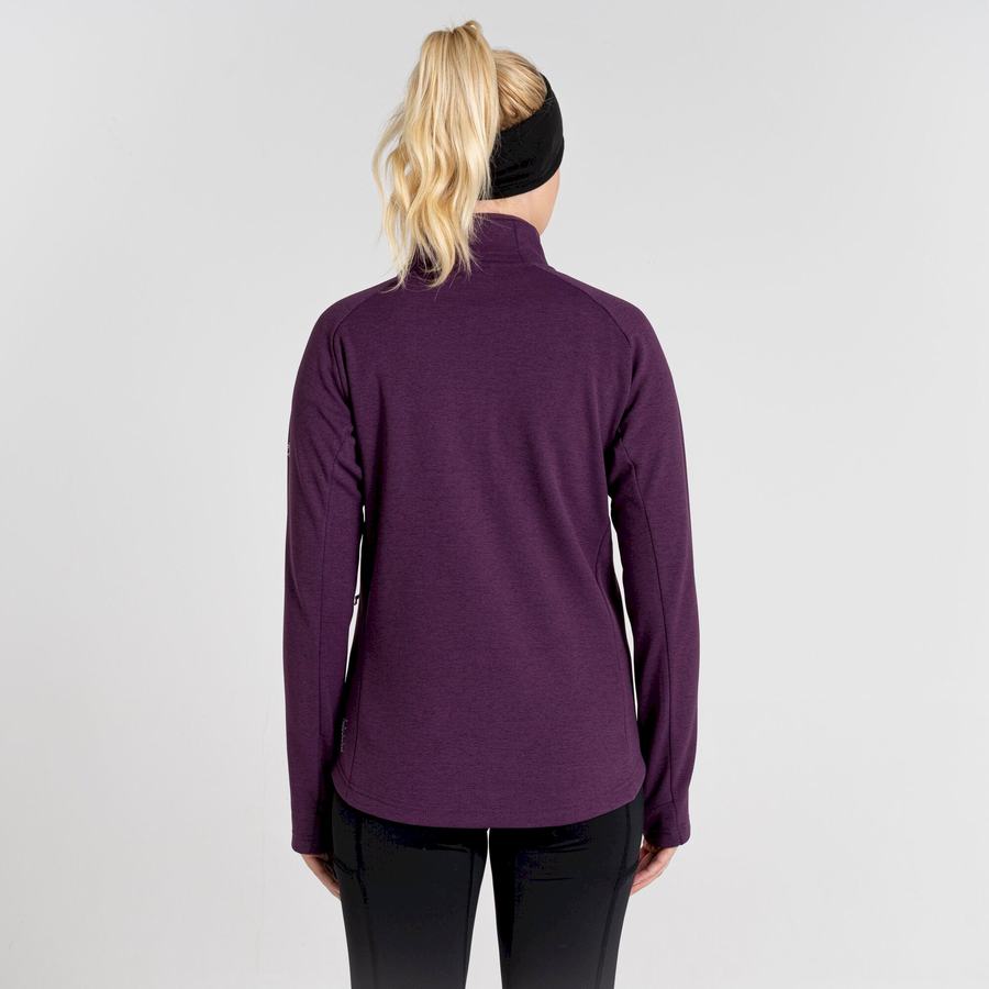 Chandails Craghoppers Dynamic Pro Half Zip Violette Foncé Femme | RTV-7156179