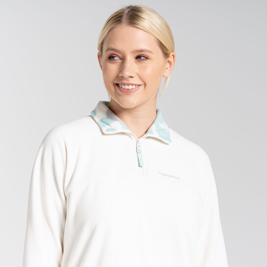 Chandails Craghoppers Cabrillo Half Zip Bleu Clair Femme | XJH-6199565