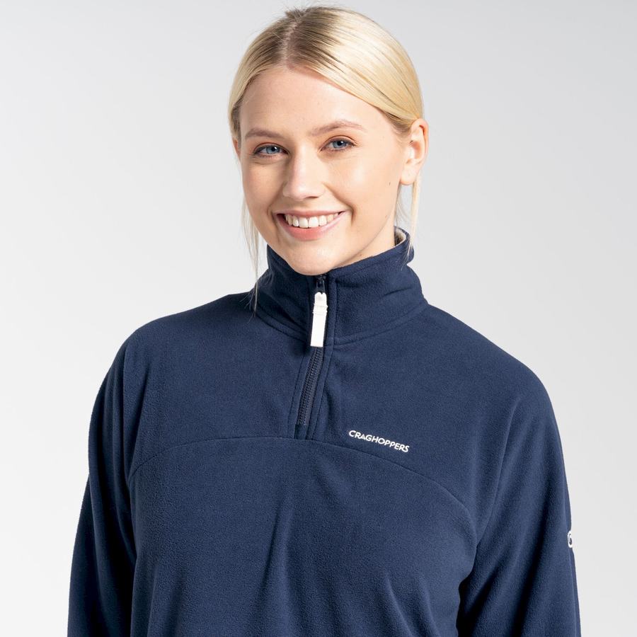 Chandails Craghoppers Cabrillo Half Zip Bleu Bleu Marine Femme | UAA-4817024