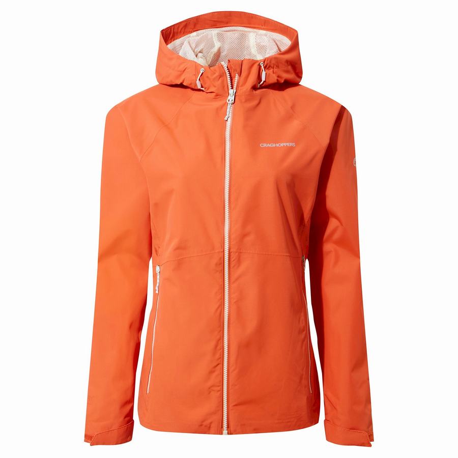 Vestes Craghoppers Imperméables Salina Orange Femme | SPE-6252002