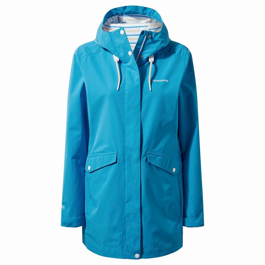 Vestes Craghoppers Imperméables Salia Bleu Marine Bleu Femme | CBL-4821609