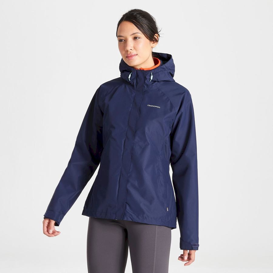 Vestes Craghoppers Imperméables Orion Bleu Bleu Marine Femme | TLC-9889711