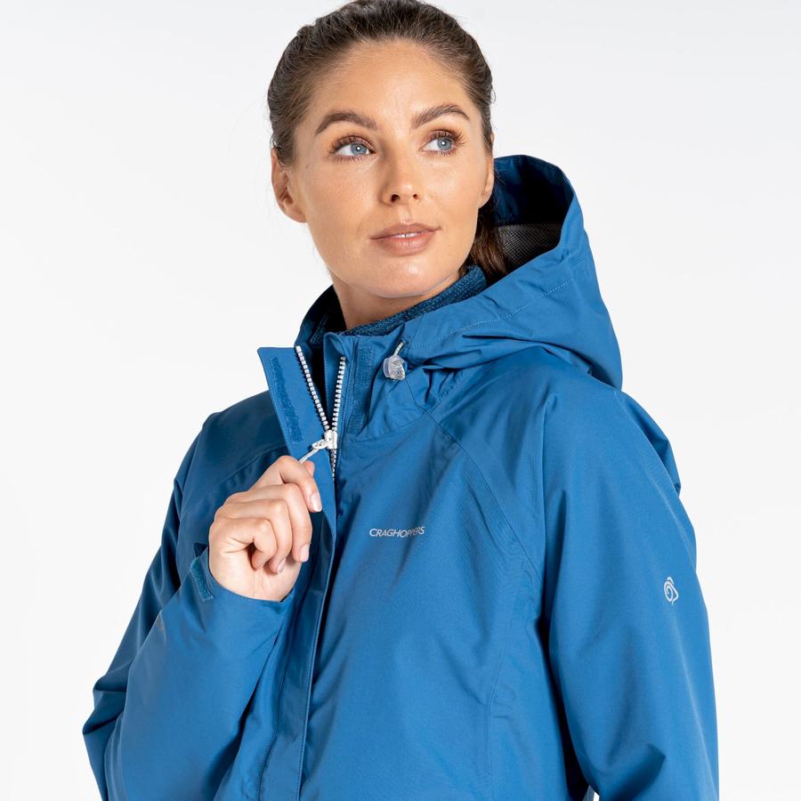 Vestes Craghoppers Imperméables Orion Bleu Femme | NXW-8406998