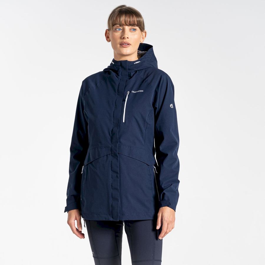 Vestes Craghoppers Imperméables Caldbeck Bleu Bleu Marine Femme | ECW-3565078