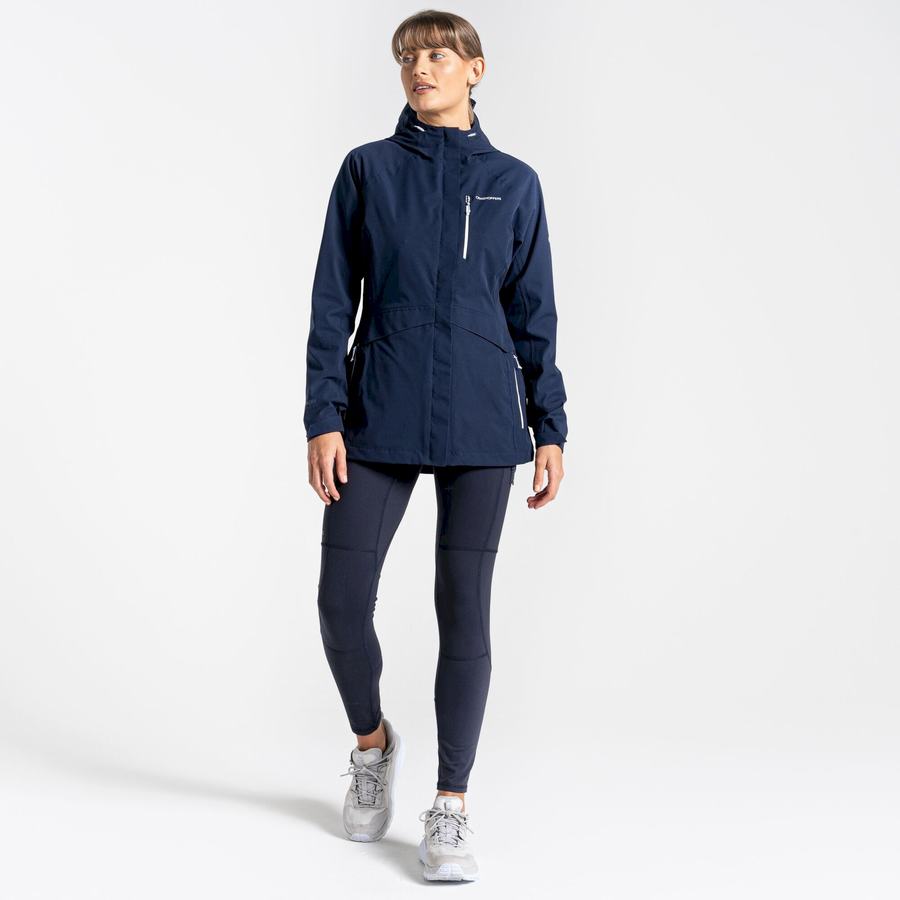 Vestes Craghoppers Imperméables Caldbeck Bleu Bleu Marine Femme | ECW-3565078