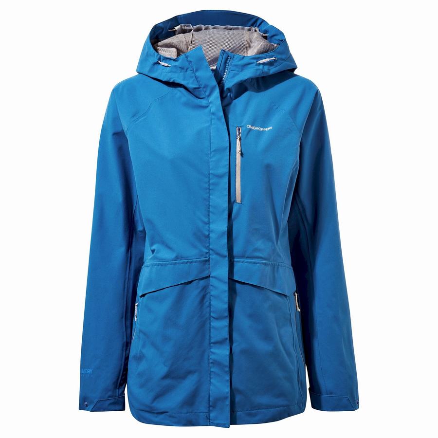 Vestes Craghoppers Imperméables Caldbeck Bleu Femme | FPX-6932022