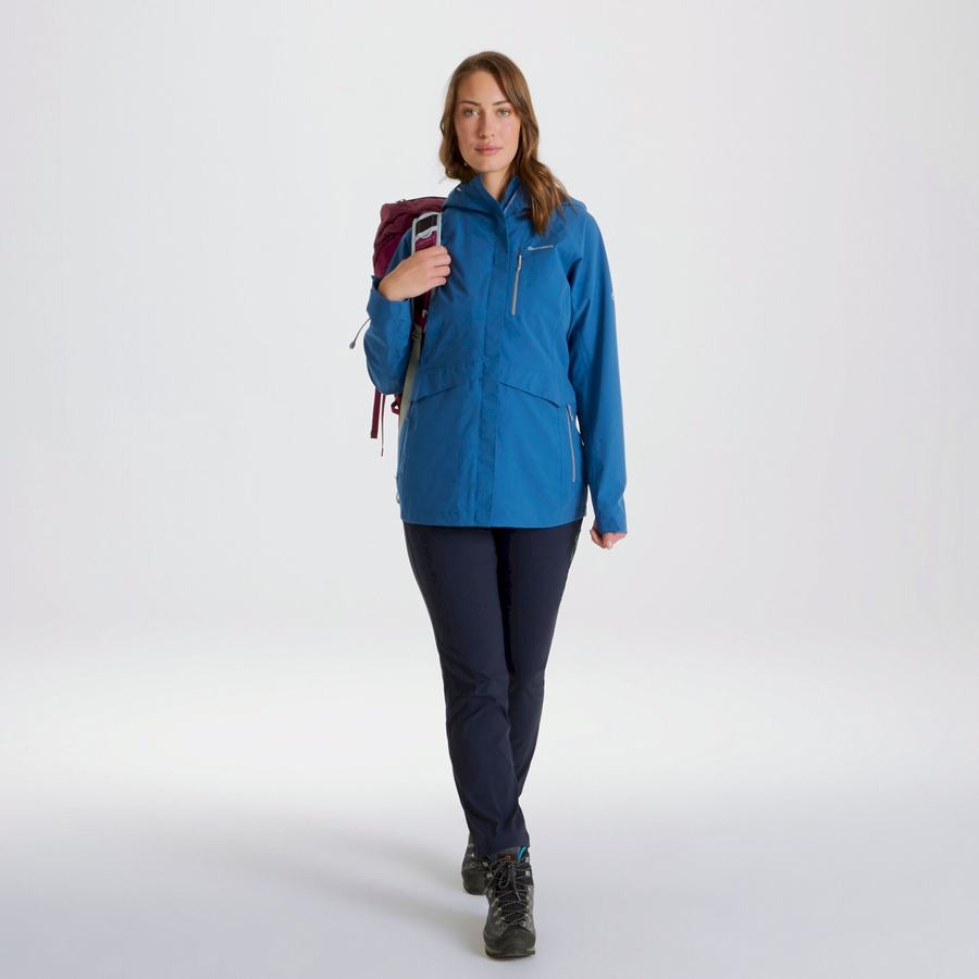 Vestes Craghoppers Imperméables Caldbeck Bleu Femme | FPX-6932022