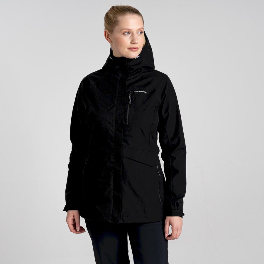 Vestes Craghoppers Imperméables Caldbeck Noir Femme | DSX-8803551