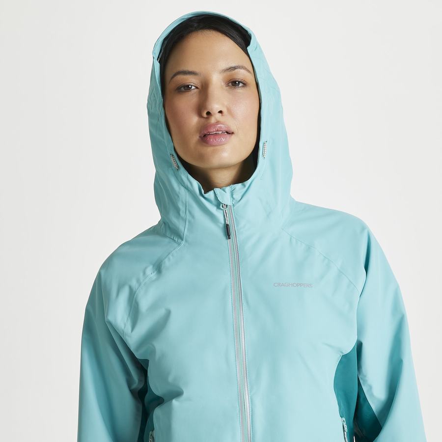 Vestes Craghoppers Imperméables Atlas Turquoise Femme | QIK-5922261