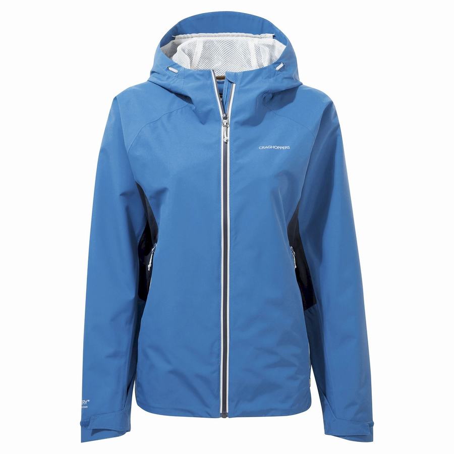 Vestes Craghoppers Imperméables Atlas Bleu Bleu Marine Femme | DXJ-3576757