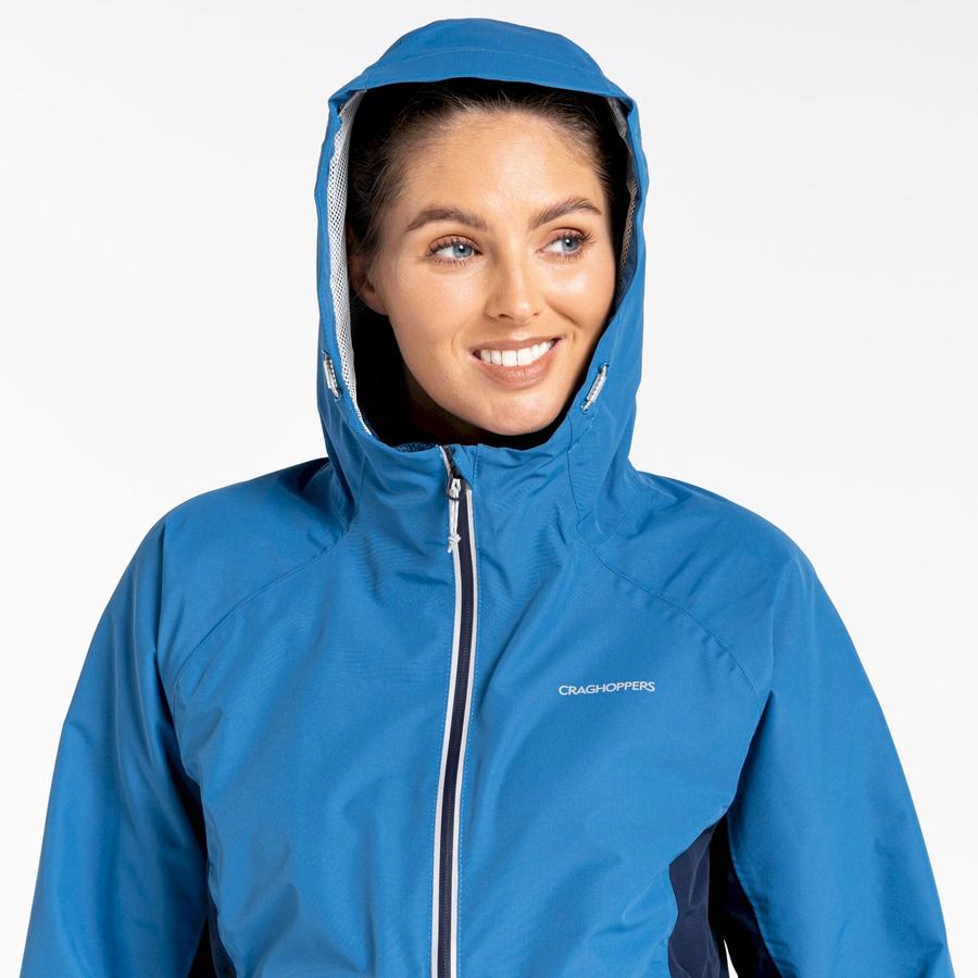 Vestes Craghoppers Imperméables Atlas Bleu Bleu Marine Femme | DXJ-3576757