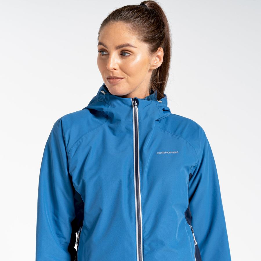 Vestes Craghoppers Imperméables Atlas Bleu Bleu Marine Femme | DXJ-3576757