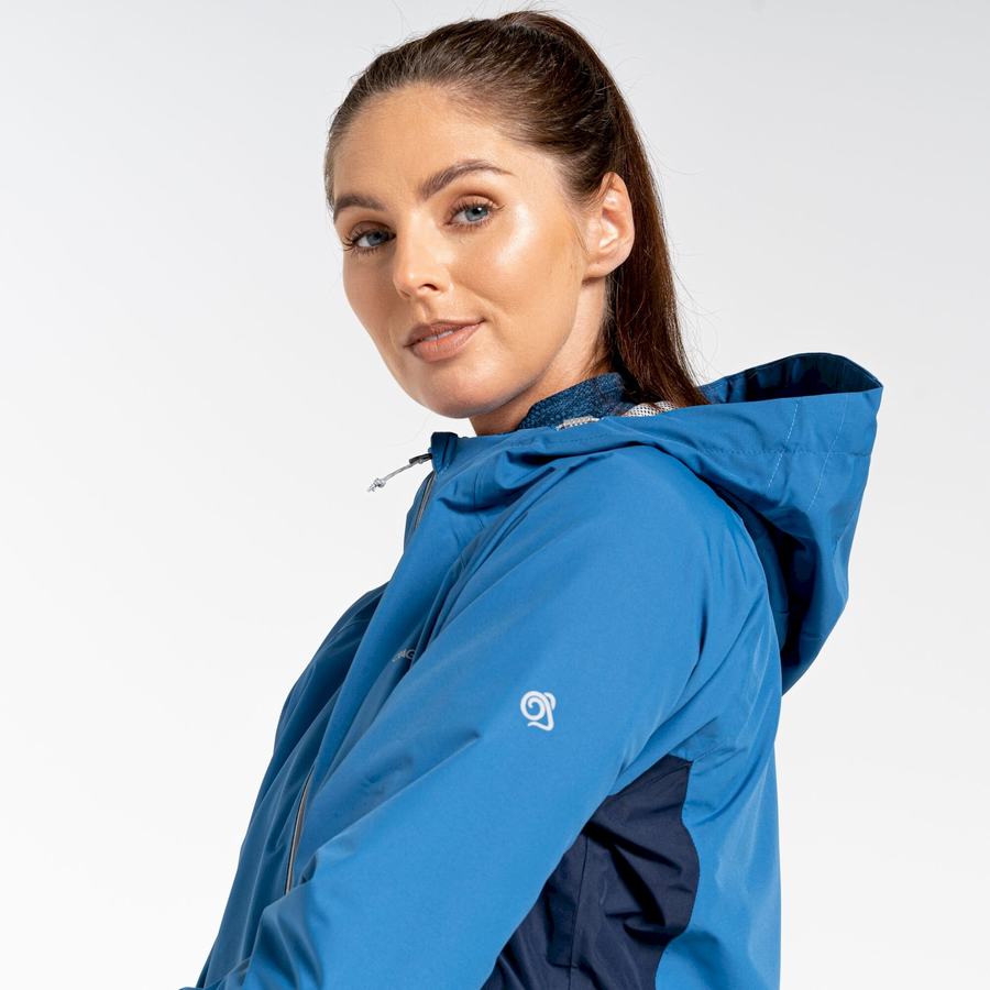 Vestes Craghoppers Imperméables Atlas Bleu Bleu Marine Femme | DXJ-3576757