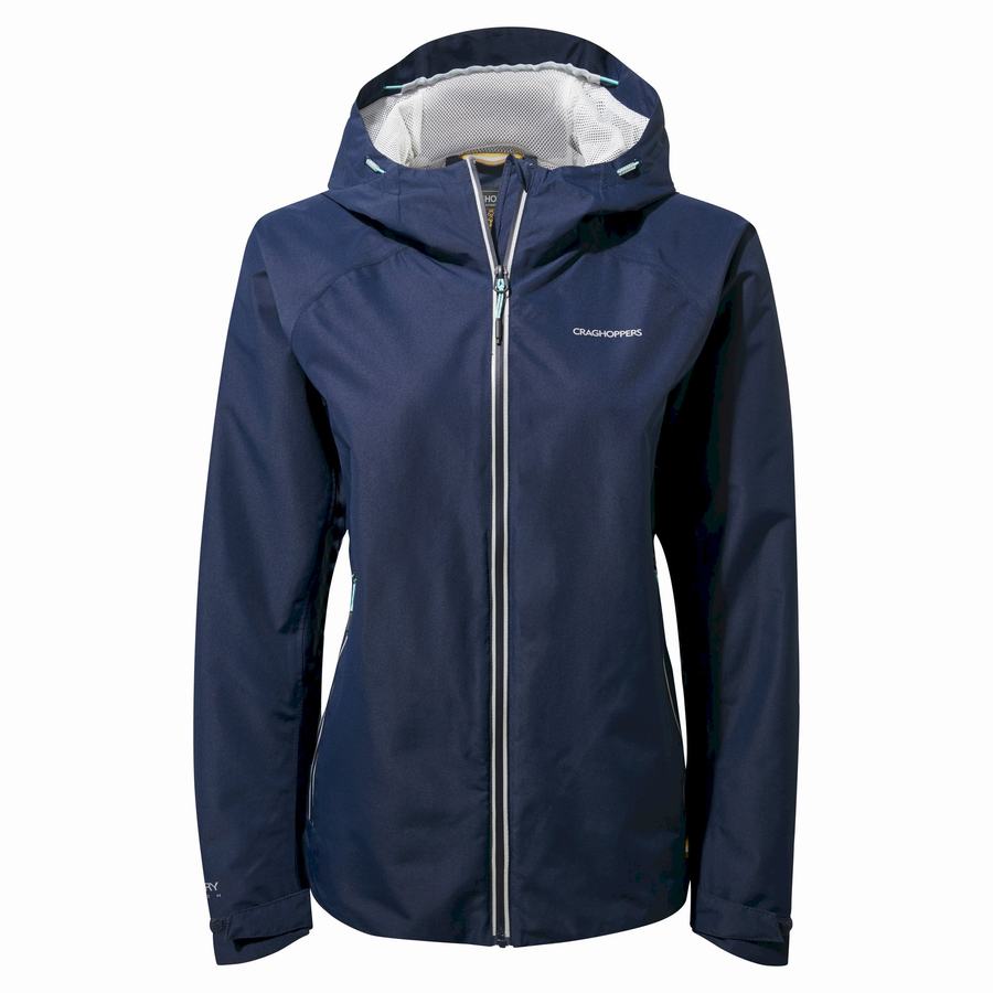 Vestes Craghoppers Imperméables Atlas Bleu Bleu Marine Femme | ZSC-4899050