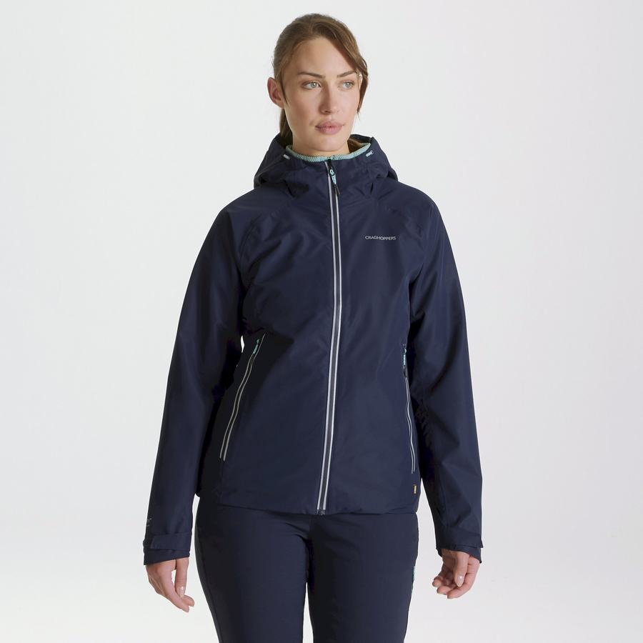 Vestes Craghoppers Imperméables Atlas Bleu Bleu Marine Femme | ZSC-4899050