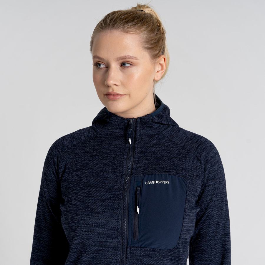 Vestes Craghoppers Trina Encapuchonné Bleu Bleu Marine Femme | ULT-0727660