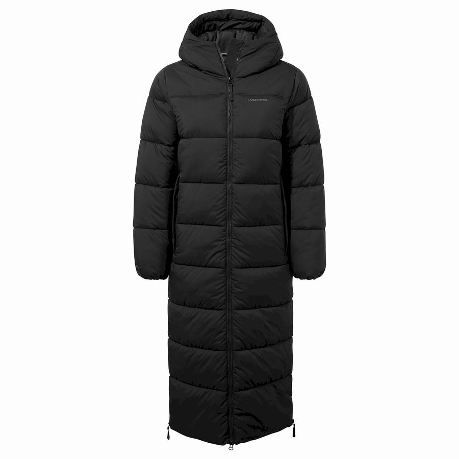 Vestes Craghoppers Narlia Insulated Encapuchonné Noir Femme | JKH-3508741