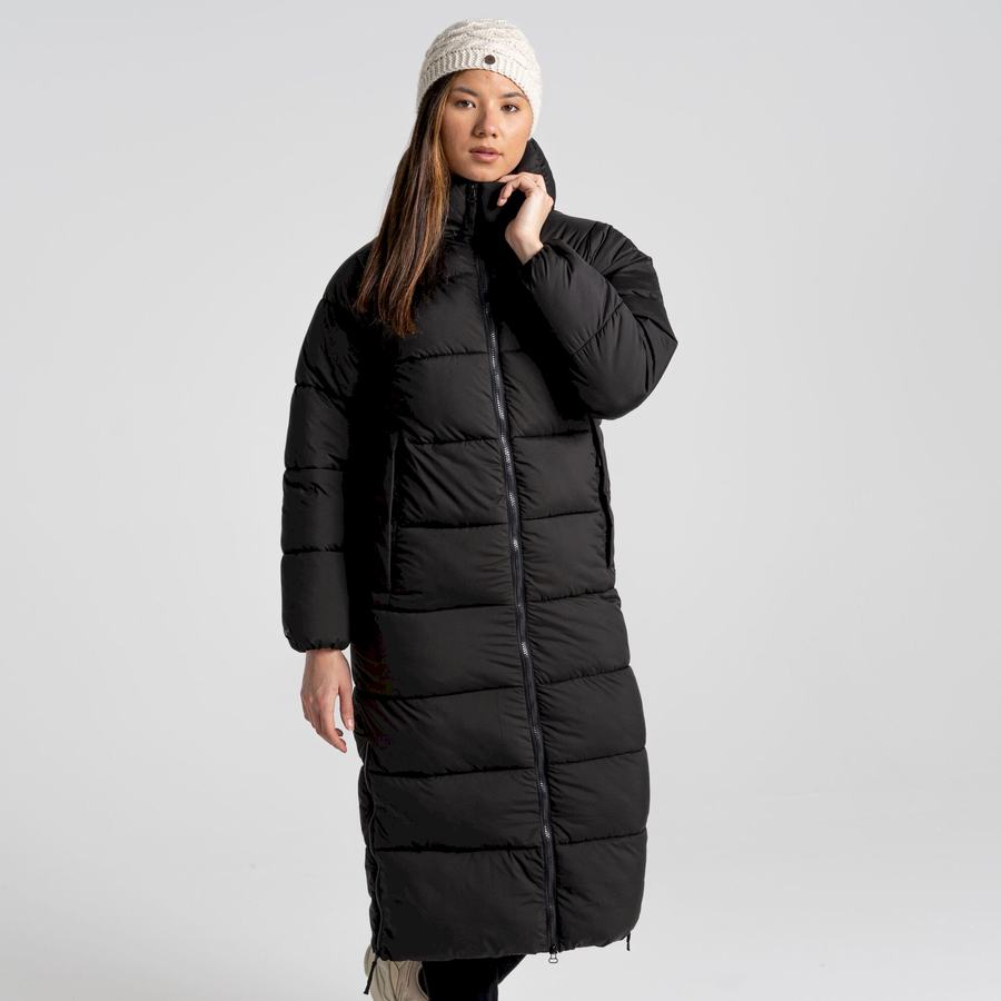 Vestes Craghoppers Narlia Insulated Encapuchonné Noir Femme | JKH-3508741