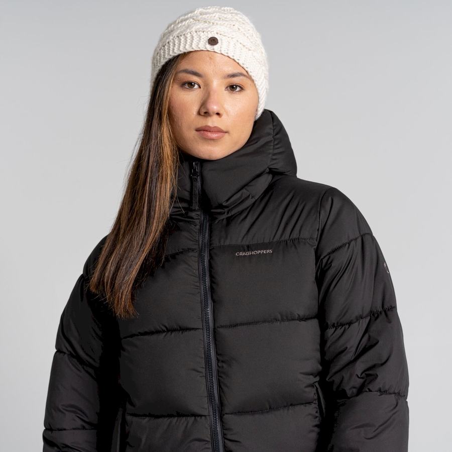 Vestes Craghoppers Narlia Insulated Encapuchonné Noir Femme | JKH-3508741