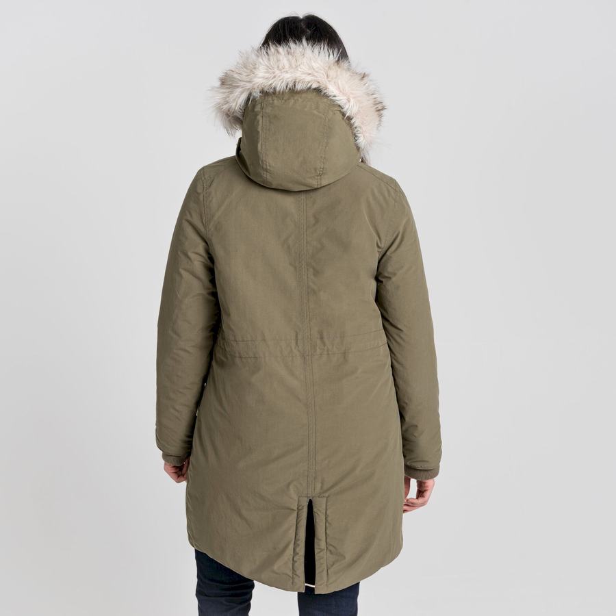 Vestes Craghoppers Lundale Insulated Vert Olive Femme | KQI-0156200