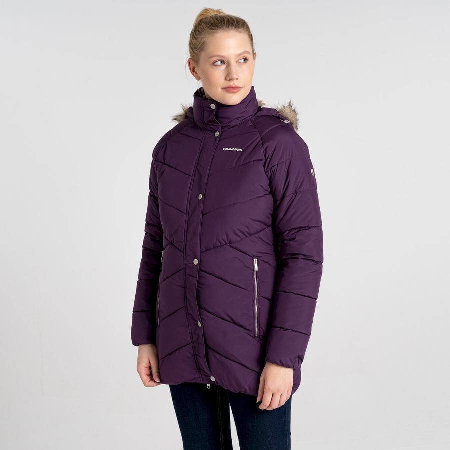 Vestes Craghoppers Lisby Downlike Violette Femme | WKD-7364105