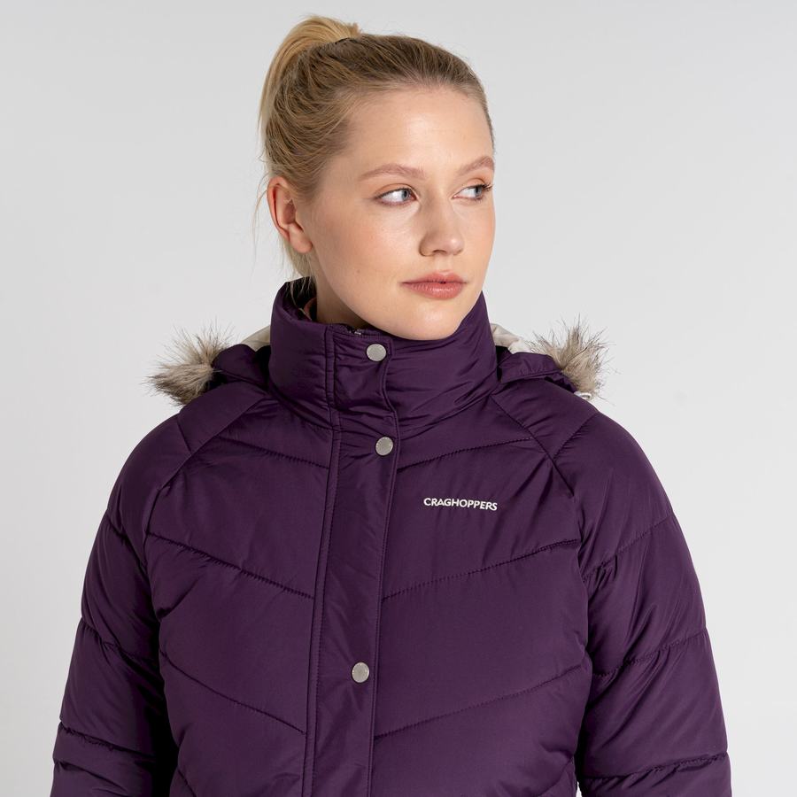 Vestes Craghoppers Lisby Downlike Violette Femme | WKD-7364105