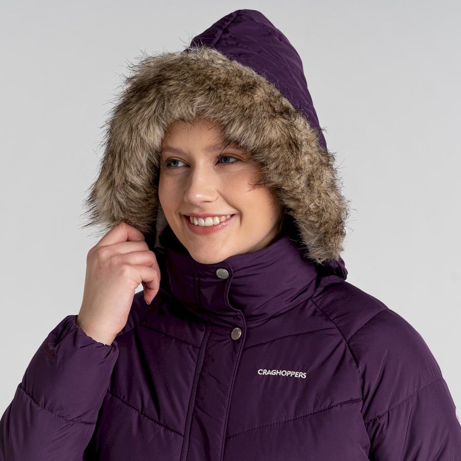 Vestes Craghoppers Lisby Downlike Violette Femme | WKD-7364105