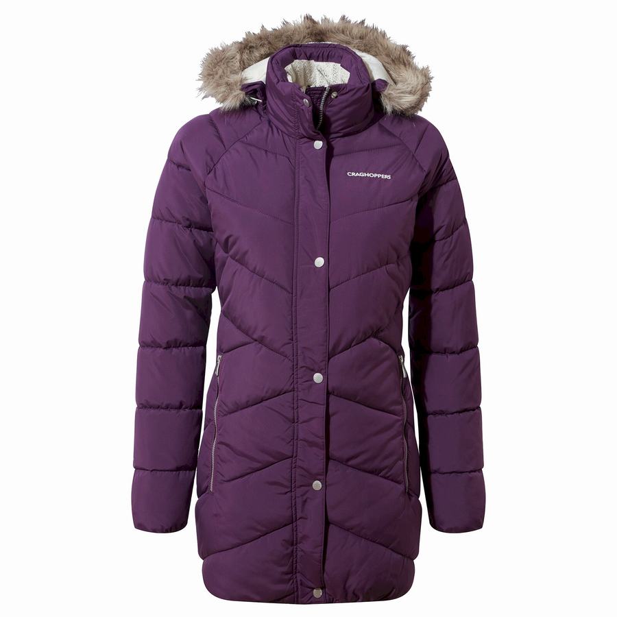 Vestes Craghoppers Lisby Downlike Violette Femme | WKD-7364105